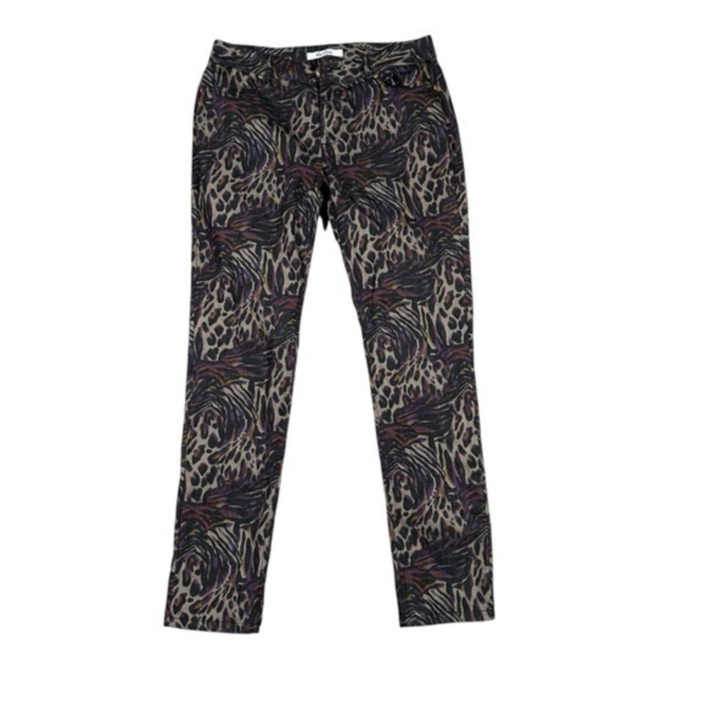 Robert Graham Womens‎ Deidre Leopard Animal Print Jeans Collector Denim Size 6